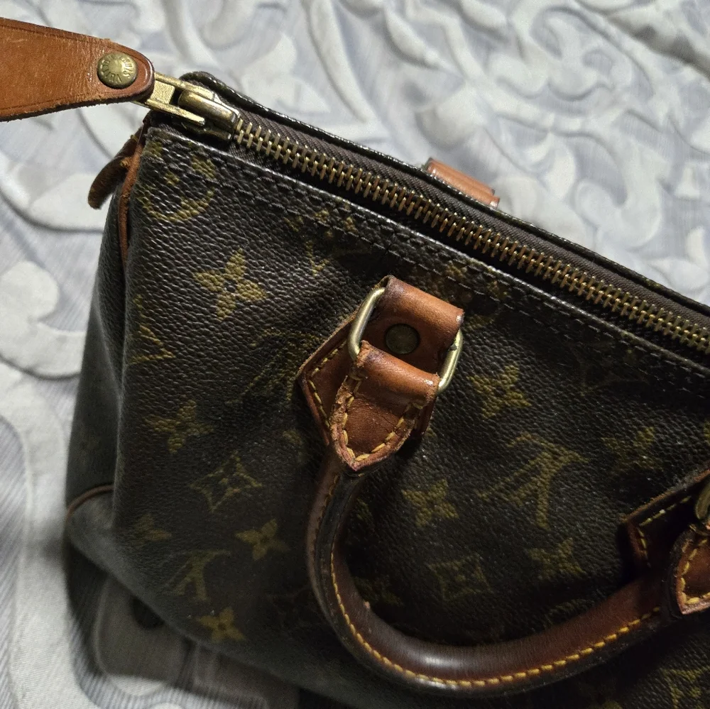 Louis Vuitton Brown and Tan Monogram Bag - Picture 3 of 5